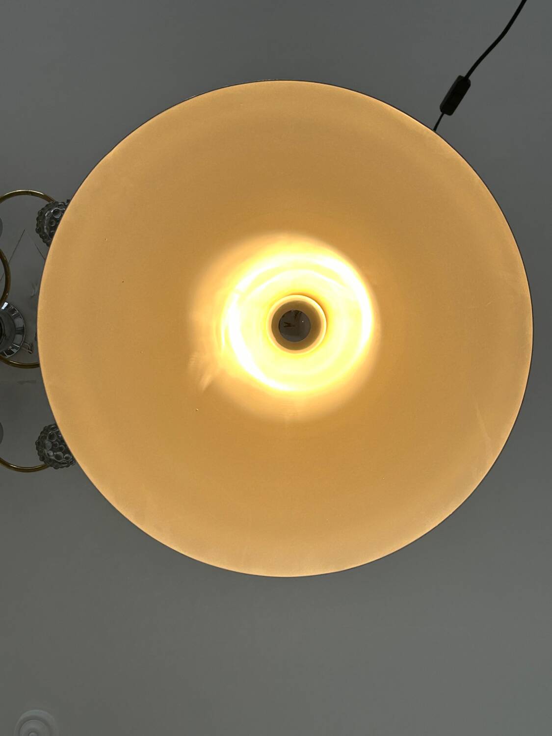 Vintage chrome pendant Lisa Johansson-Pape for Orno