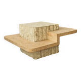 Table basse carrée en pierre Mactan par Magnussen Ponte