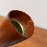 Mid-Century Danish Teak Tulip Candle Holder, 1960s