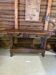 Antique workbench/renovated console – a unique piece full of character