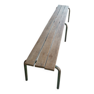 Banc d'école vintage