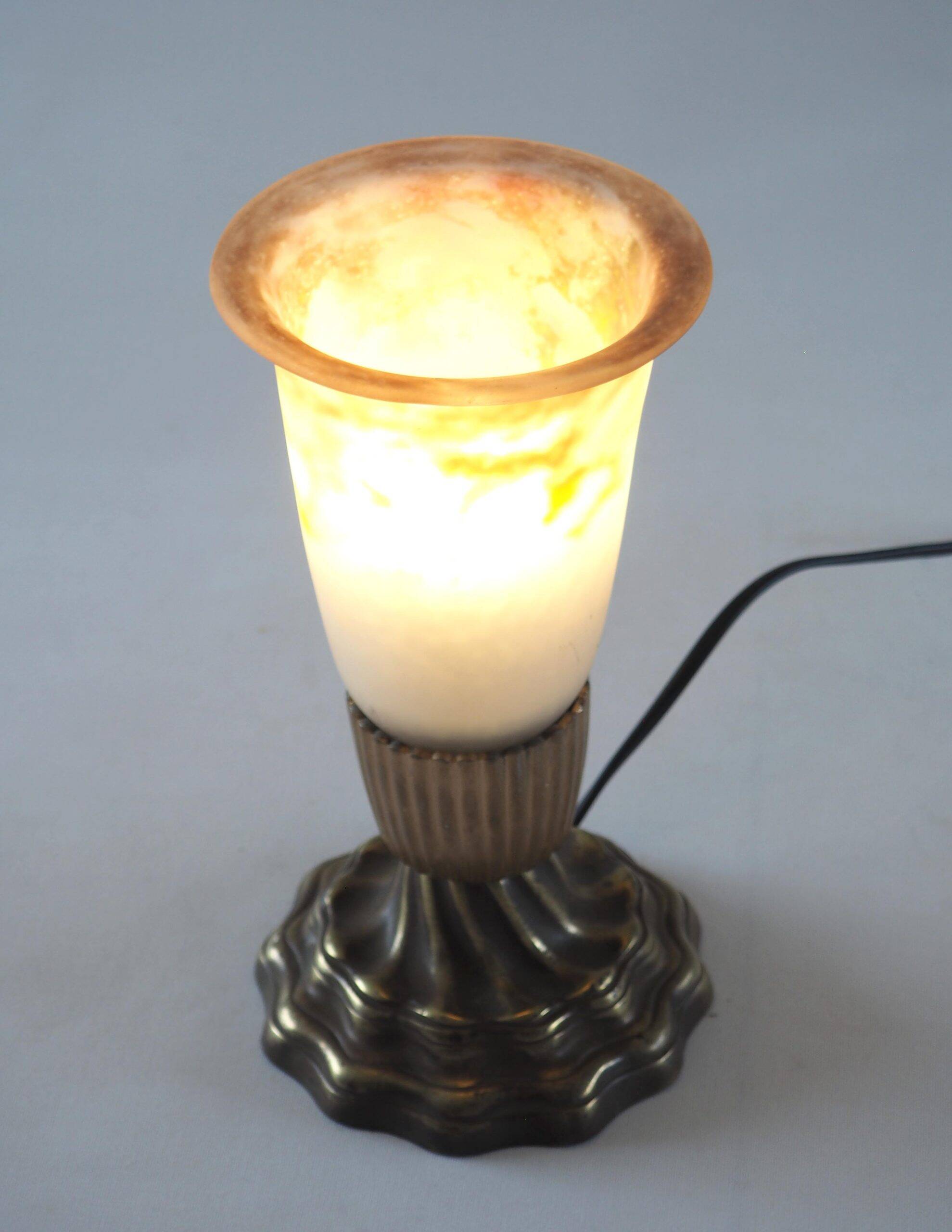 Muller brothers glass paste lamp