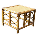 small rattan coffee table