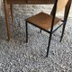 Lot de 4 chaises vintage Hiller 1980’s