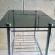 Side table feet thongs and tray smoked glass 1960