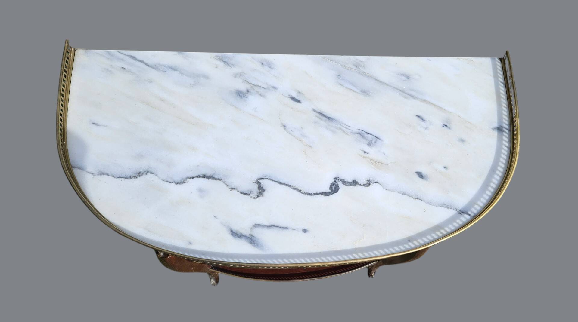 Half-moon console Louis XV-Louis XVI style