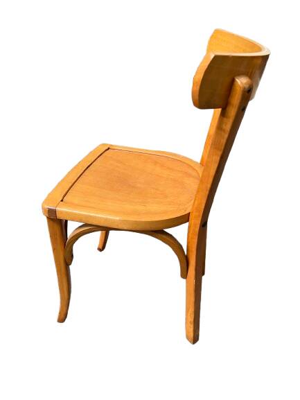 Set of six bistro chairs