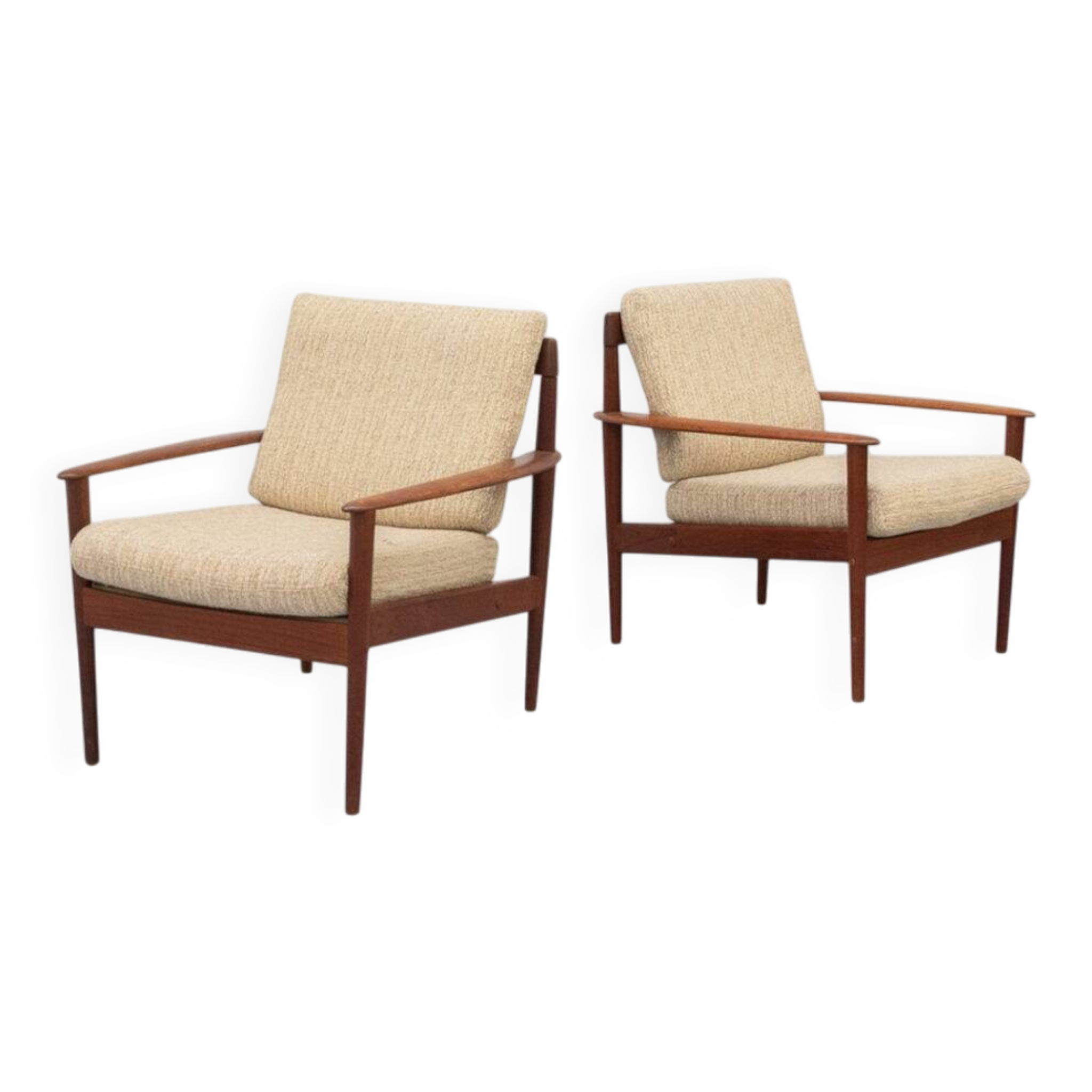 Danish Model PJ56 armchair by Grete Jalk for Poul Jeppesen 1960s