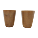 Paire verres grès Digoin