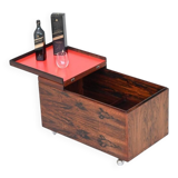 Poul Norreklit dry bar in rosewood Dyrlund Denmark 1960
