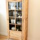 Armoire bonnetière Art Déco vitrée