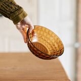 Amber vintage plate "Narcisse"