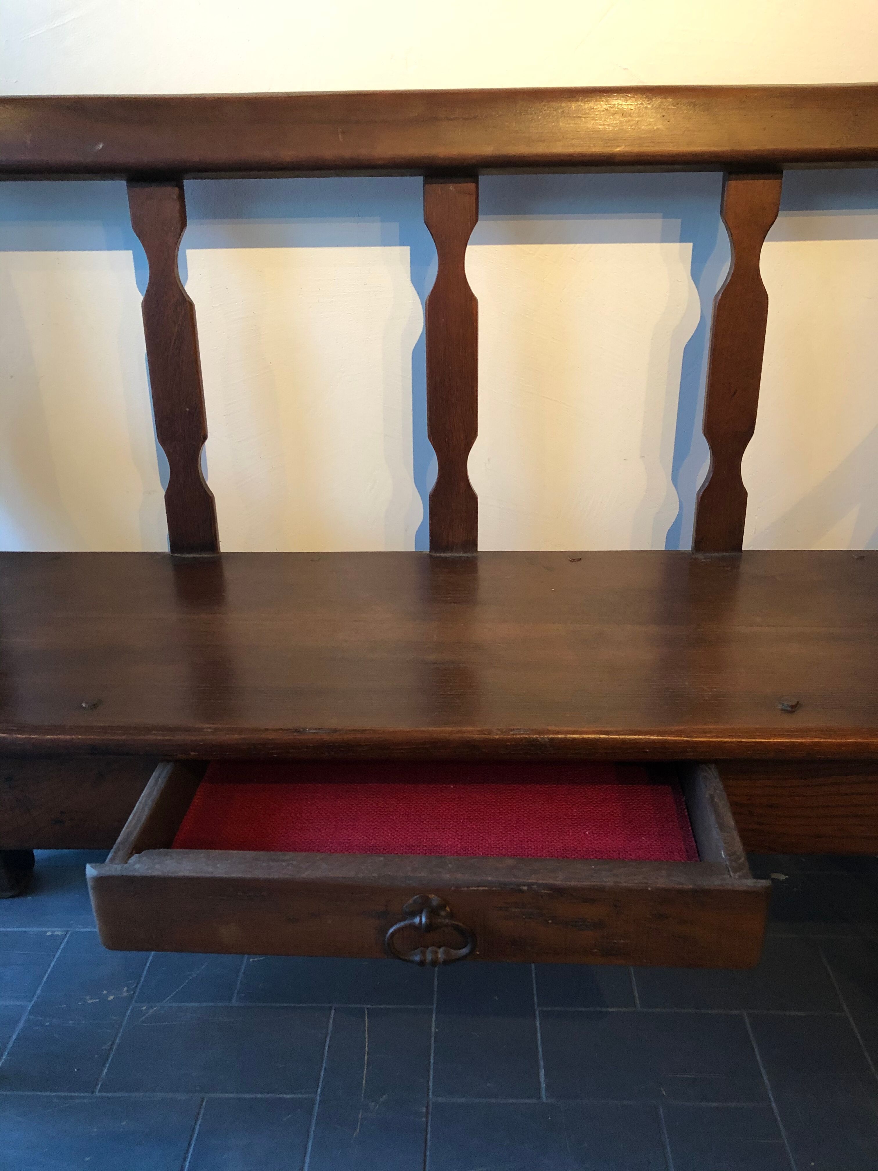 Old oak bench