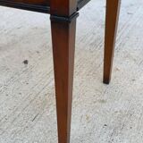Solid wood rectangular directoire side table