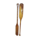 Pair of old wooden oars