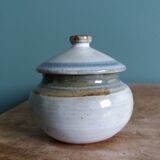 Small pot sugar and mustard bowl signed Atch, Chantal and Thierry Robert
