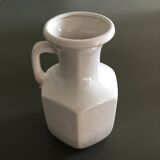 Ivory vase with handle