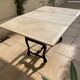 Table à système de un à trois plateaux vers 1950