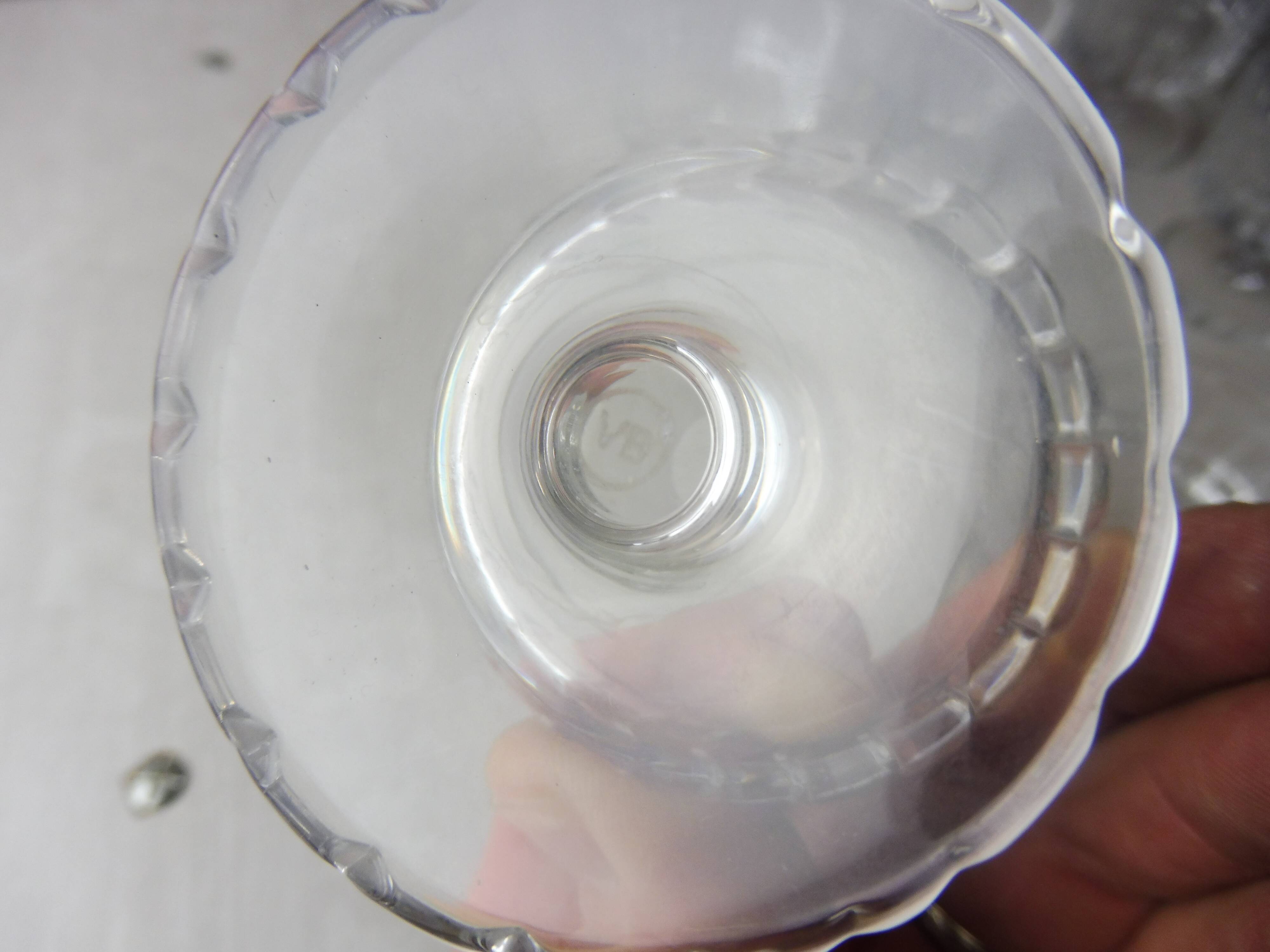 Lot 6 glasses,, royal model, cut crystal, from Villeroy & Boch