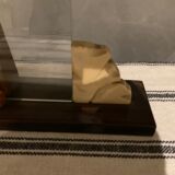 Bear and wood photo frame