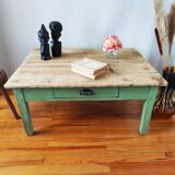 Weathered farmhouse coffee table