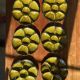 Set of 6 Gien oyster plates