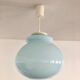 Suspension opaline bleu ciel