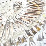 Semi-crystal ceiling lamp design german vintage