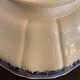 Salad bowl in blue and white earthenware, burgenland model of villeroy and boch