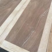 Table à manger ronde pied central extensible décapée en noyer massif 2 rall