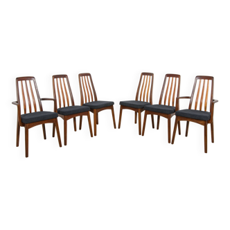 Mid-century teak dining chairs, United Kingdom, 1960s, set of 5