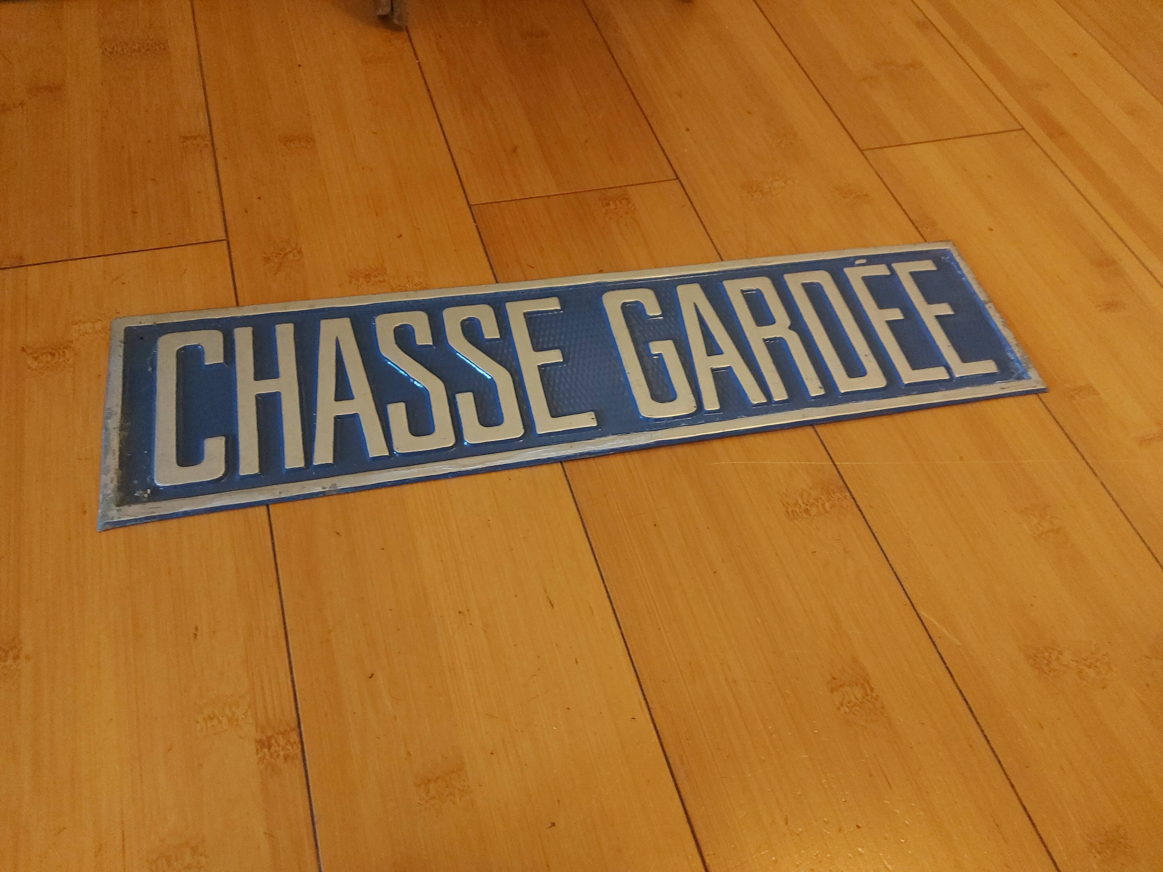 Metal plate preserved