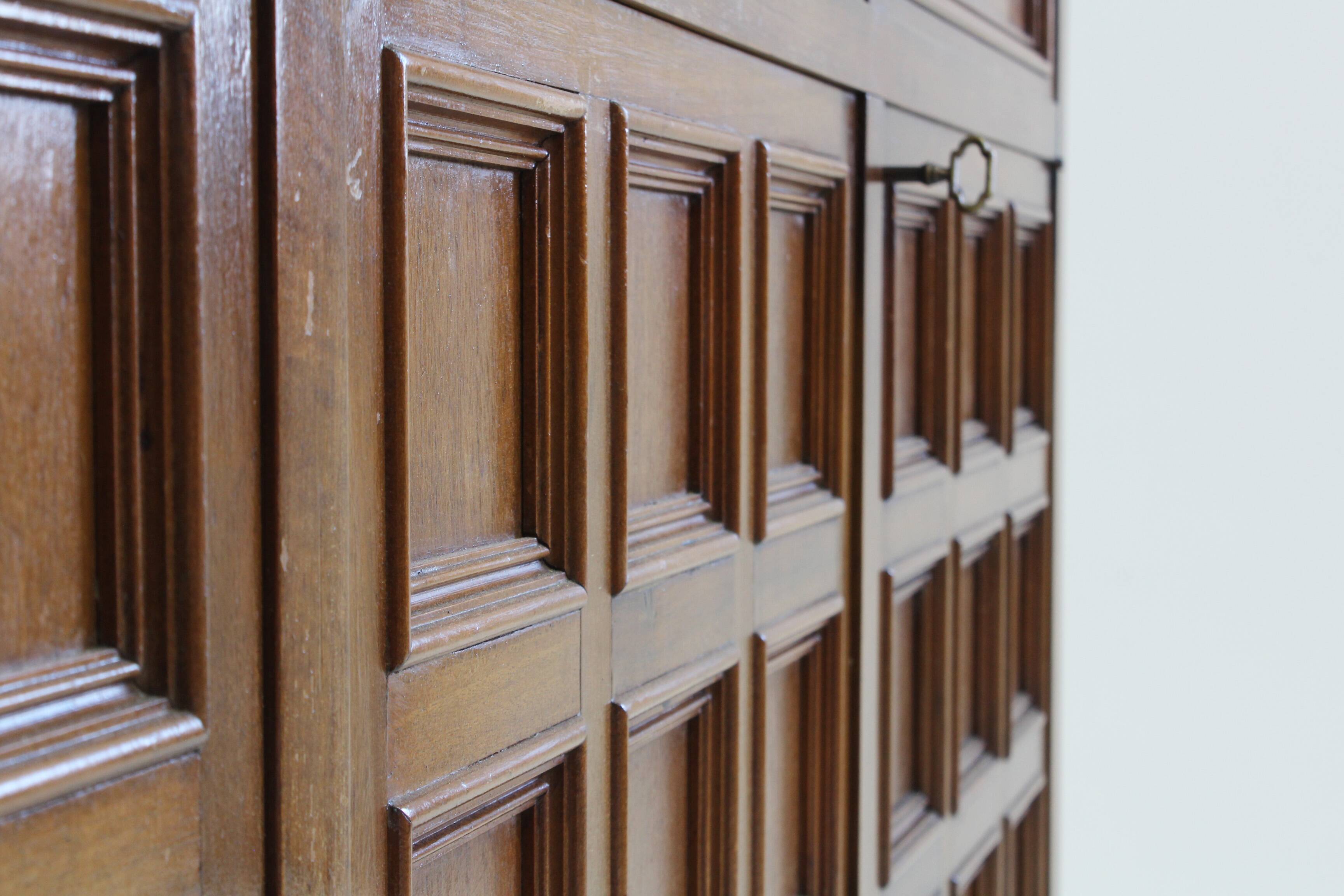 Buffet brutaliste italien vintage des années 1960