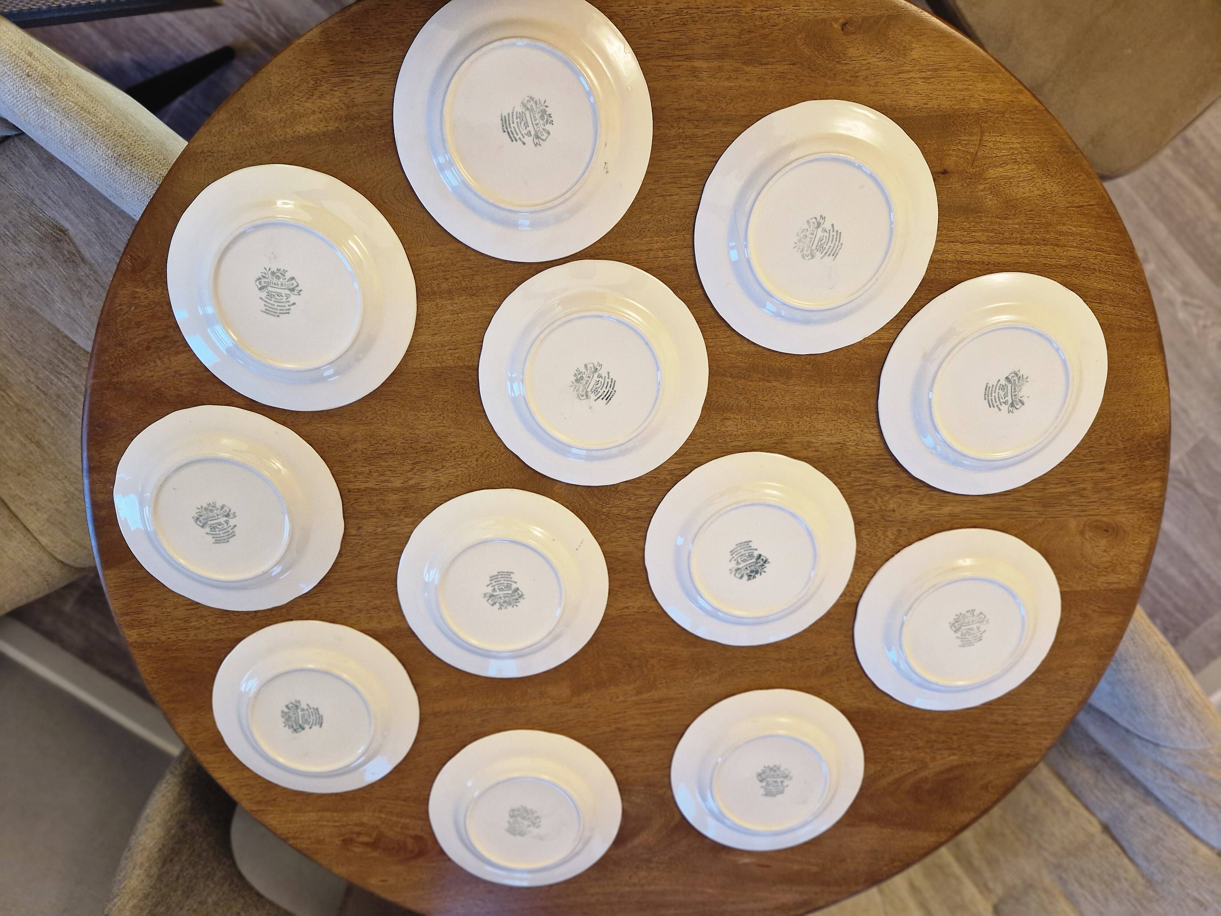 Vintage tableware "English style" Lunéville – Hunters & Pub Hare & Ho