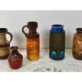 Set of 15 1960 ceramic vases