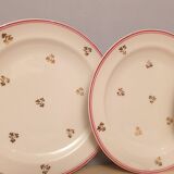 Suite of 4 Limoges dessert plates