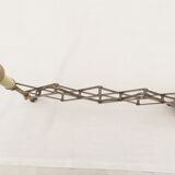 Brass scissor lamp