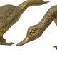 Pair of Bronze Ducks and Geese Figurines France 1940s