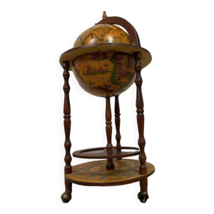 bar globe vintage meuble