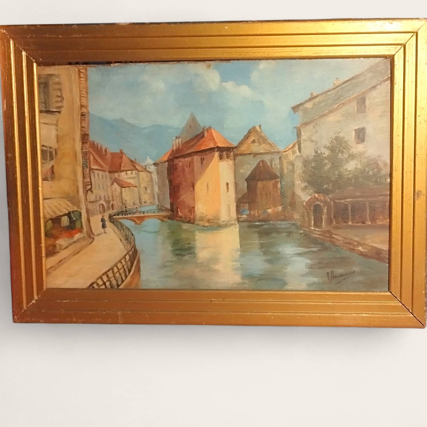 Oil on panel h. bassard