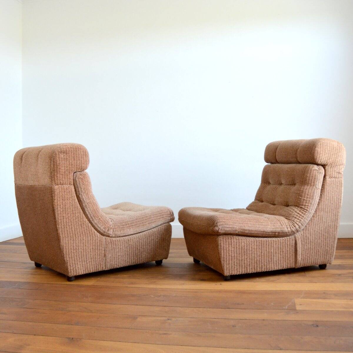 Pair of BEKA armchairs or sofa 1970s