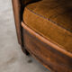 Vintage leather club chair