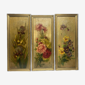 Three paintings Gaston Corbier