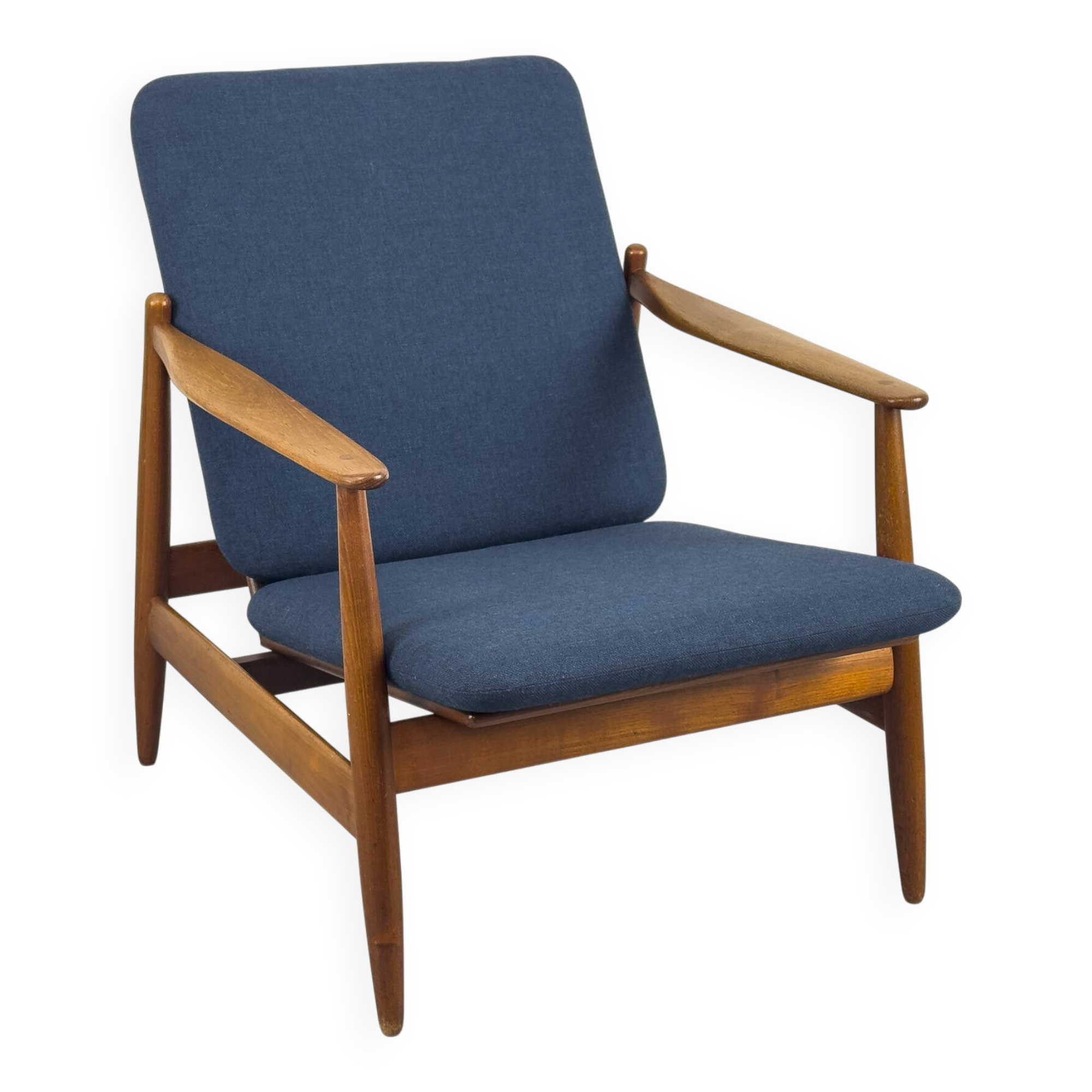 Danish Teak Lounge Chair by Hans Olsen for Frem Røjle, 1960s