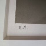 Original signed lithograph, EA by DOUTRELEAU.