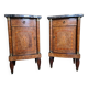 Pair Of Empire Style Furniture In Marquetry
