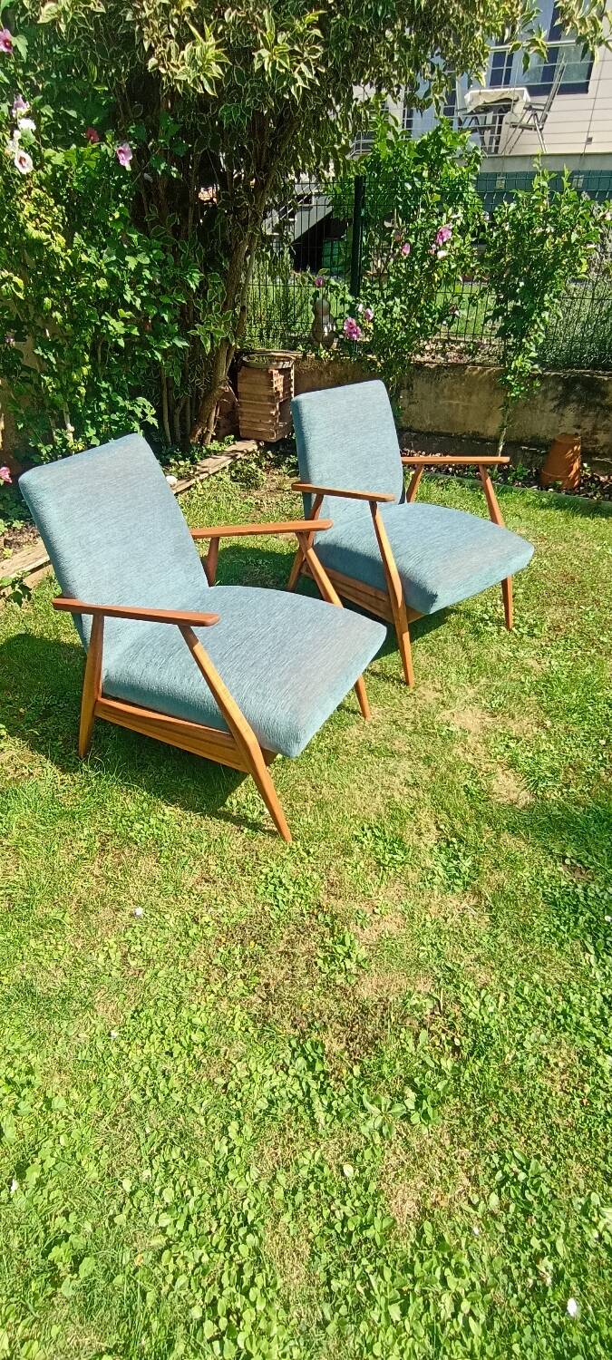 Pair of vintage armchairs