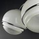 Large Italian globe pendant lamp by Gino Sarfatti, 1960s.