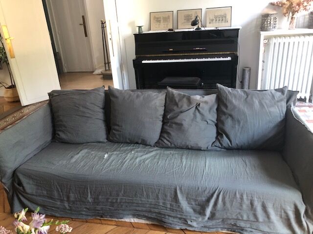 Sofa Gervasoni Ghost 12 gray green