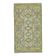 1970s vintage Turkish Oushak handmade wool cotton green area rug 115x205